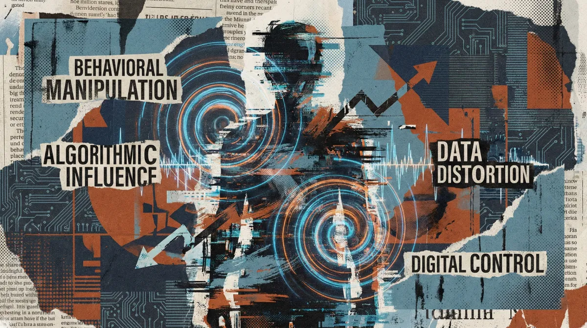 Generative AI influence over behavior shown through abstract distortion
