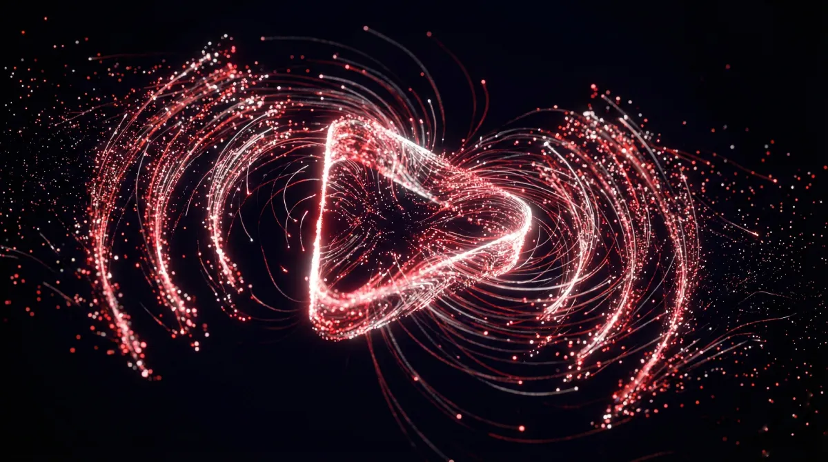 Abstract art representing the dominance of YouTube presence over traditional SEO metrics